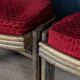 20thc american dining table & four chairs by mcguire