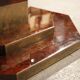 Elm broussin dining room table by Jean Claude Mahey for Maison Romeo, 70s