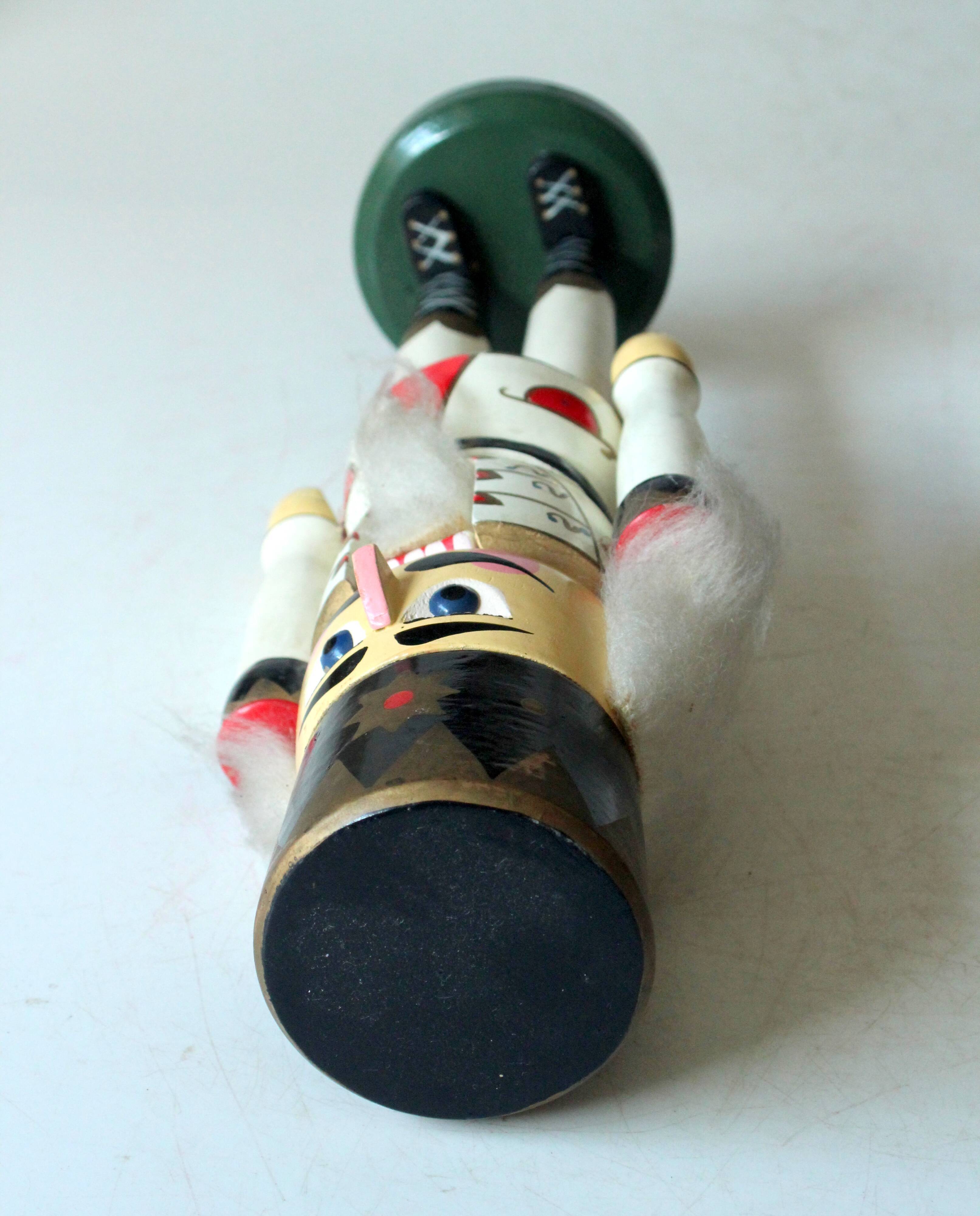 Wooden nutcracker, vintage from the 1970s