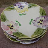 Plates made from Choisy le Roi slip