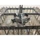 Clear quadriedro murano glass squared chandelier