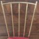 Chaise vintage design métal doré décor bambou