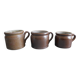 Lot anciens pots grès déco rustique old french stoneware pots