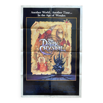 Original cinema poster "Dark Crystal" Frank Oz 69x104cm 1982