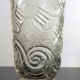 Vase verre pressé