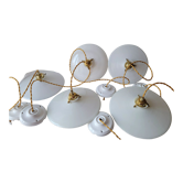 5 suspensions in white opaline Reserved