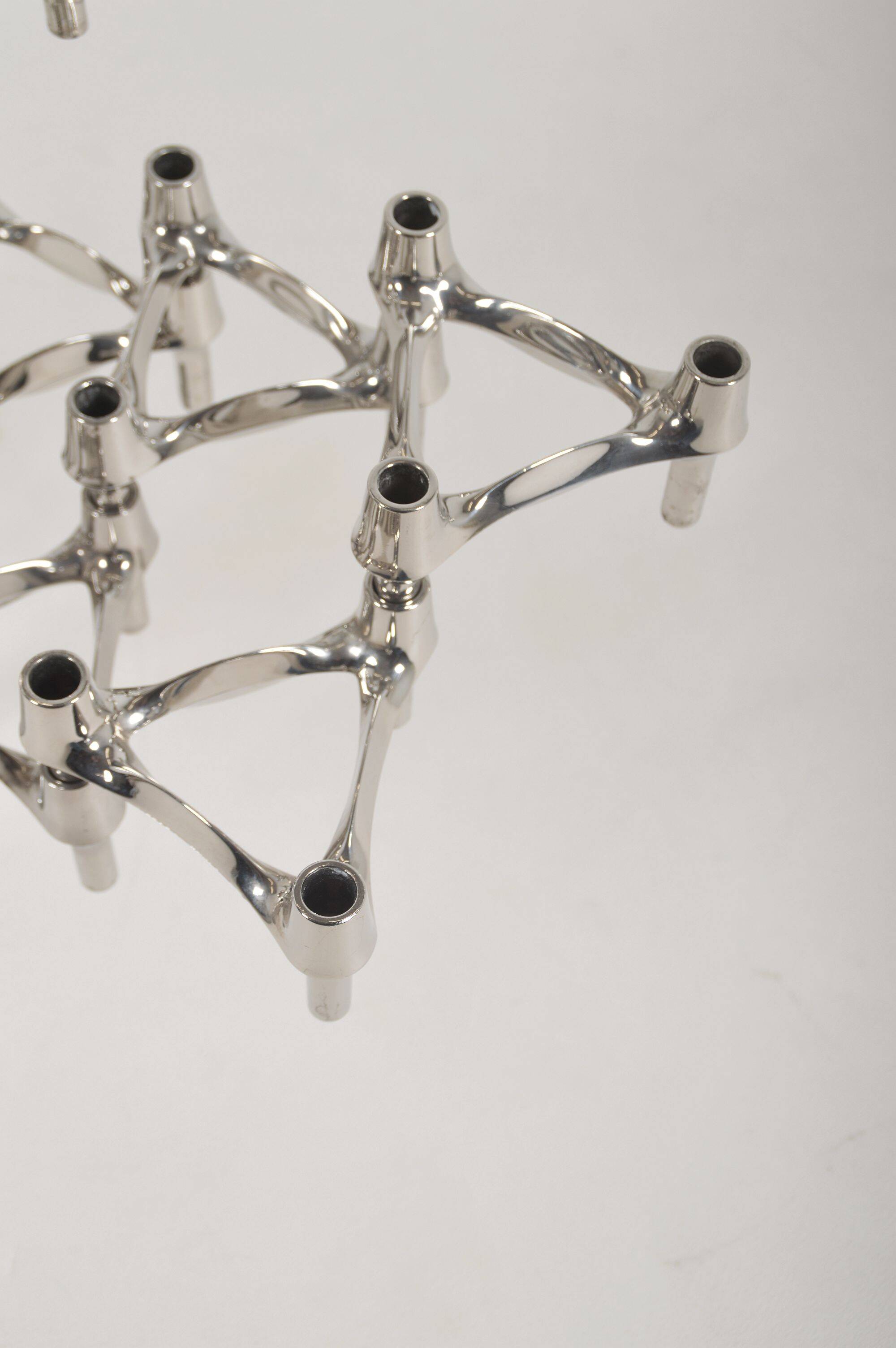 Set of footed candlesticks designed by Hans Nagel for BMF, 1974