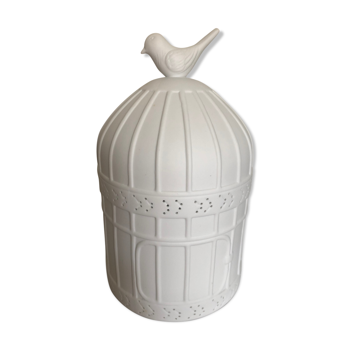 Cookie bird cage table lamp