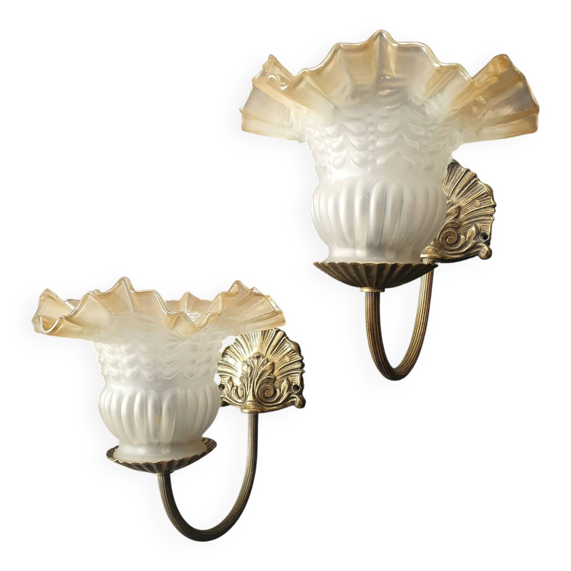 Pair of Art Deco wall sconces