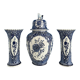 Fireplace trim vase delft made for royal sphinx by boch