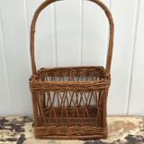 Wicker bottle holder