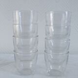 Set of 8 small Duralex glasses