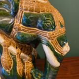 Vintage elephant plant holder