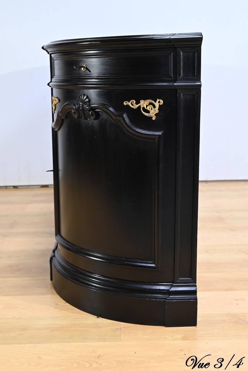 Sideboard of Blackened Oak Paneling, Regency style – Late 19th century