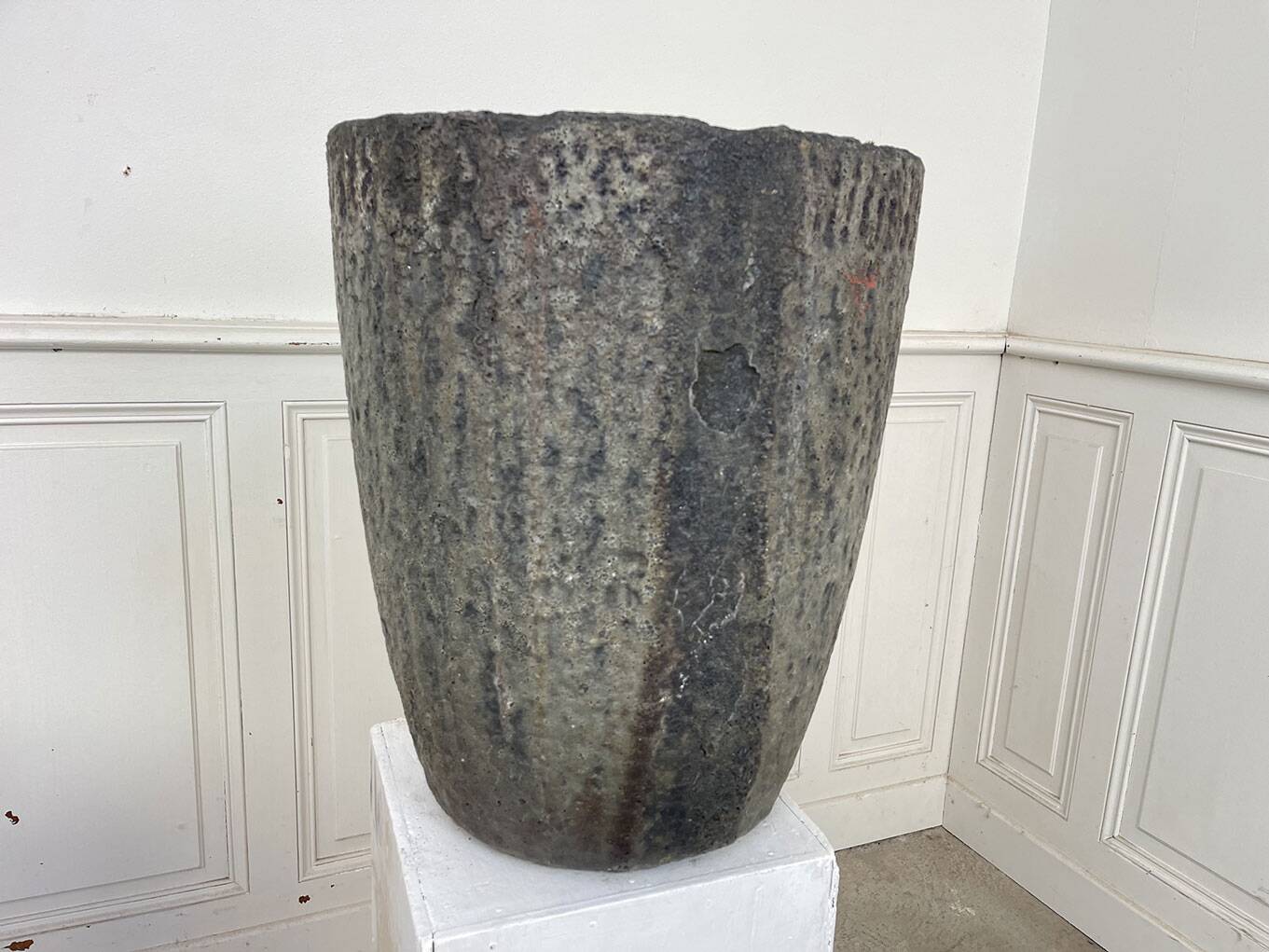 Two foundry crucibles 1950