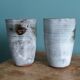 Mugs, cups, vases signed Atch, Chantal and Thierry Robert, 1970s.