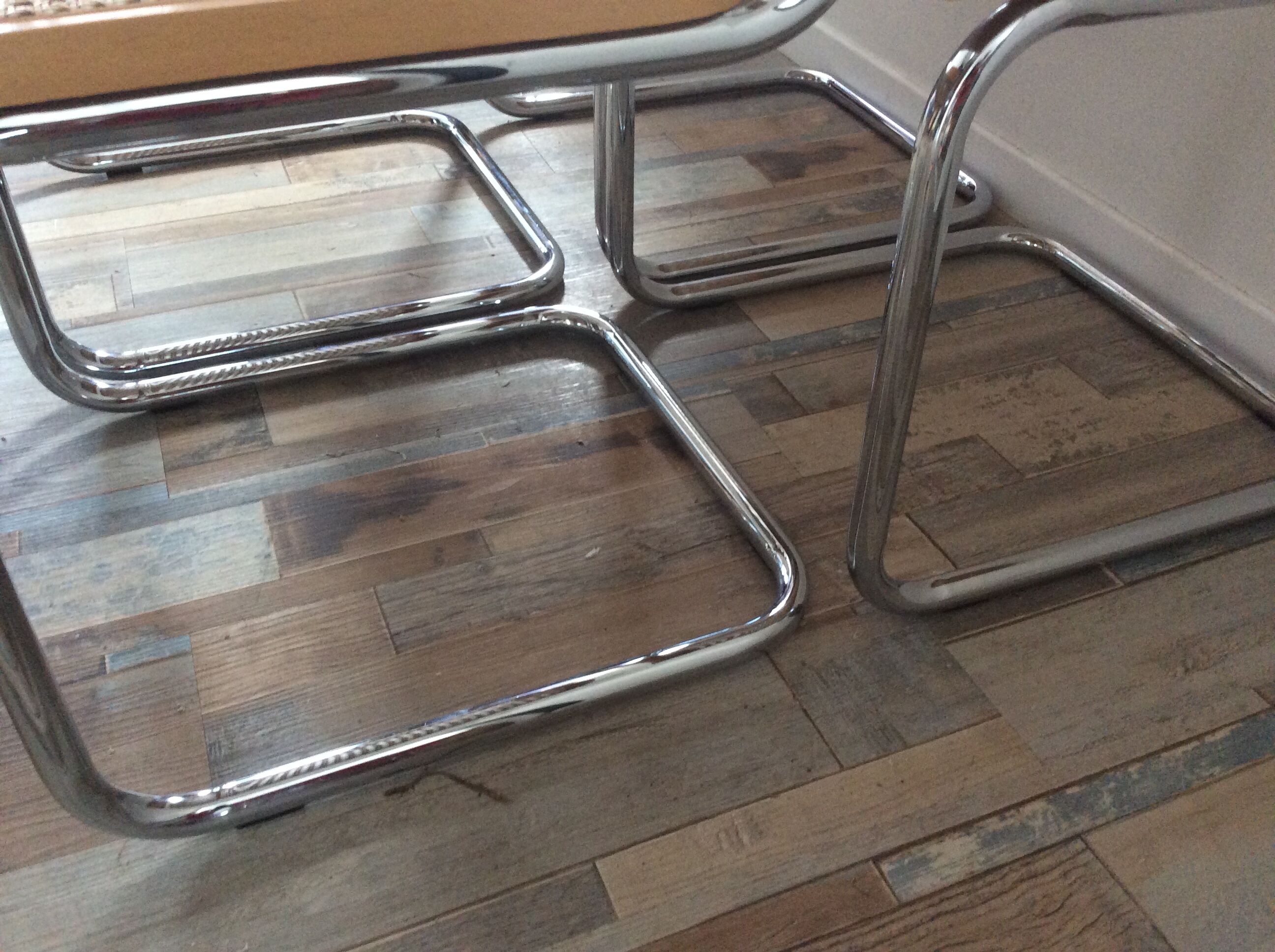 Série de 4 chaises Marcel Breuer Cesca B32