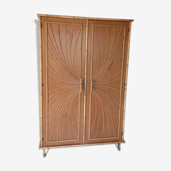 Armoire penderie vintage des années 60