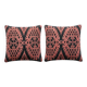 Set of 2 vintage kilim cushion covers 38x41 cm