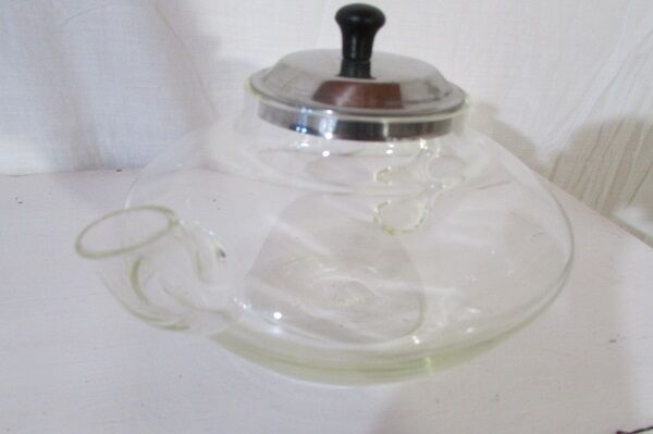 Old blown glass teapot