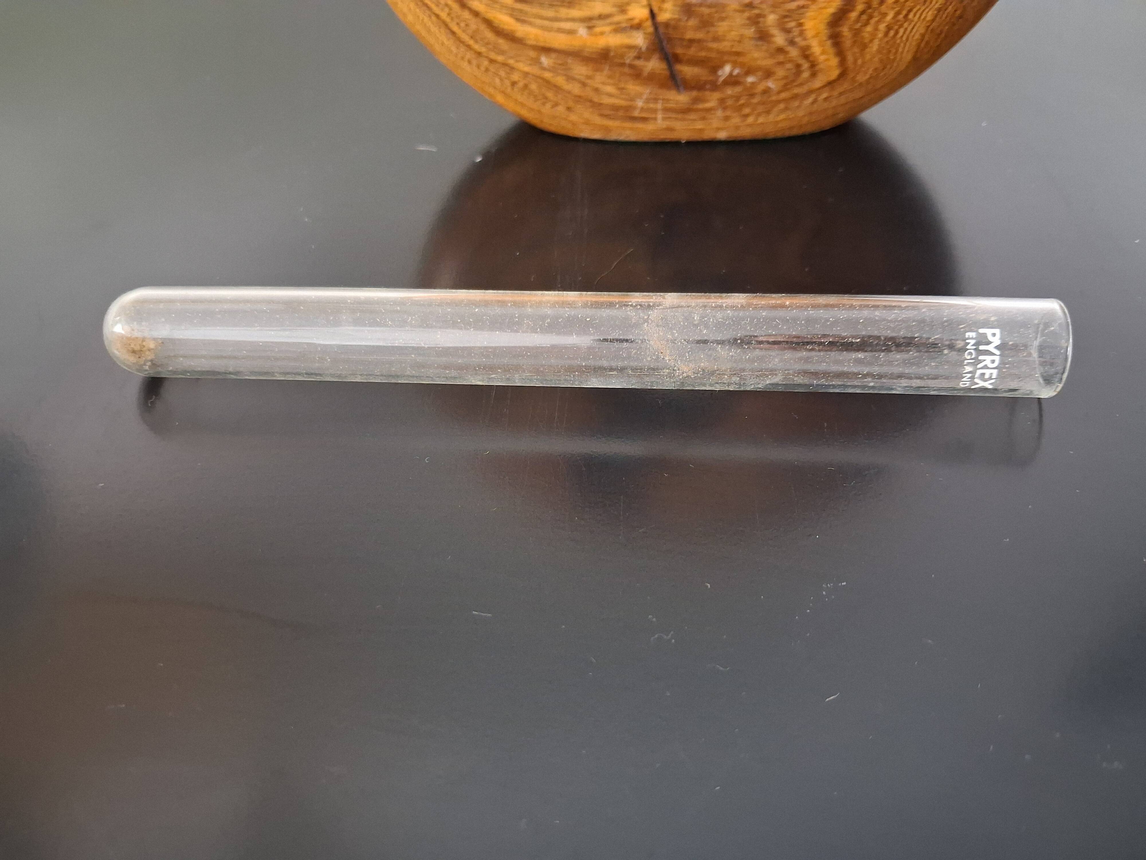 Turned wooden donut soliflore vase