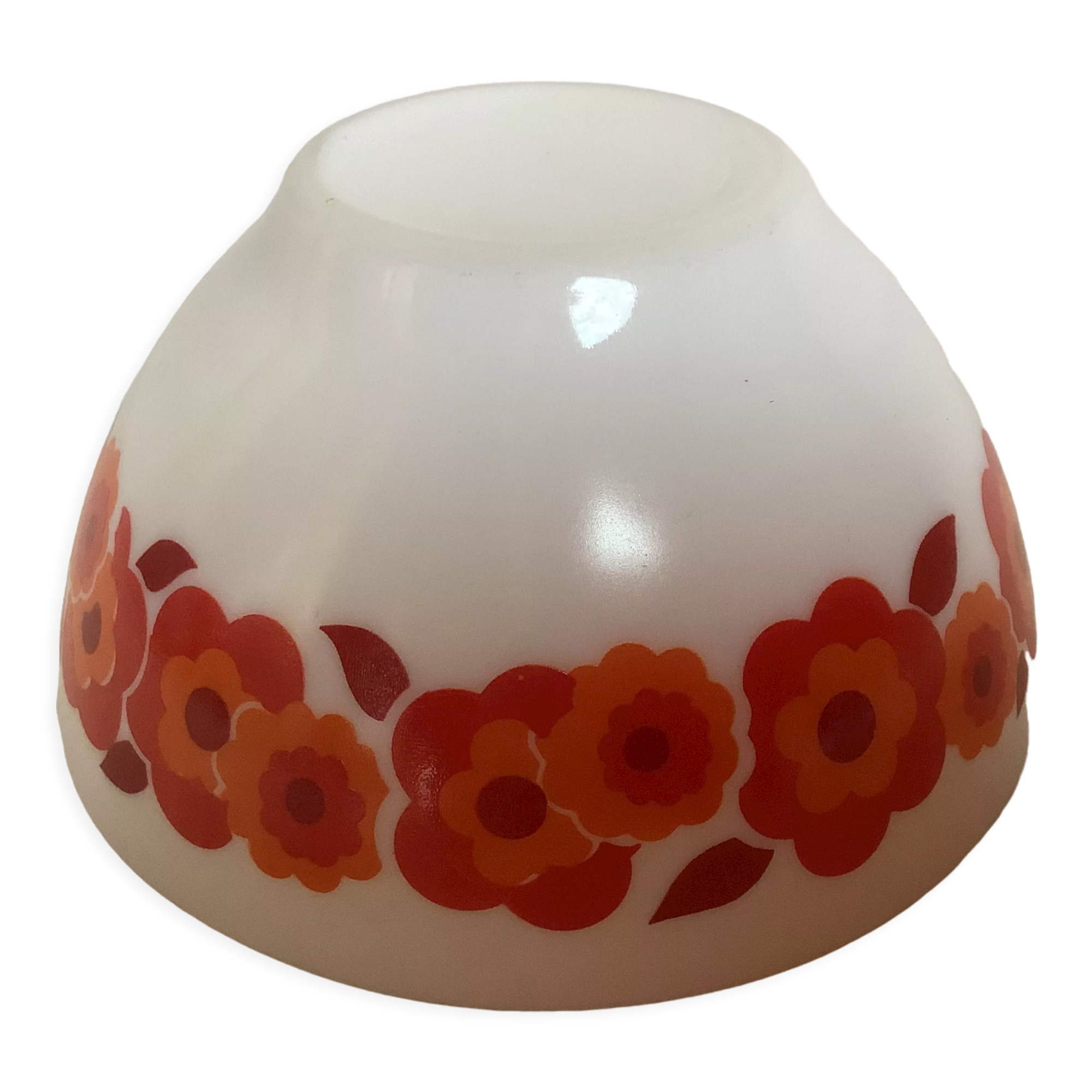 Red flowers bowl lotus Arcopal