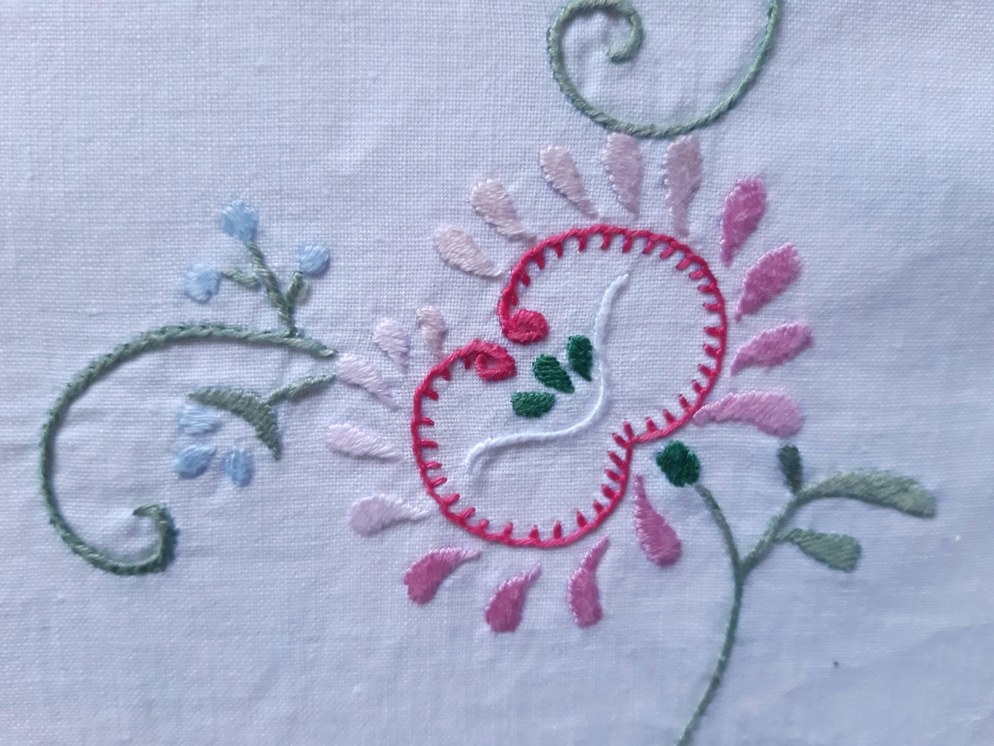 Nappe et 6 serviettes à thé