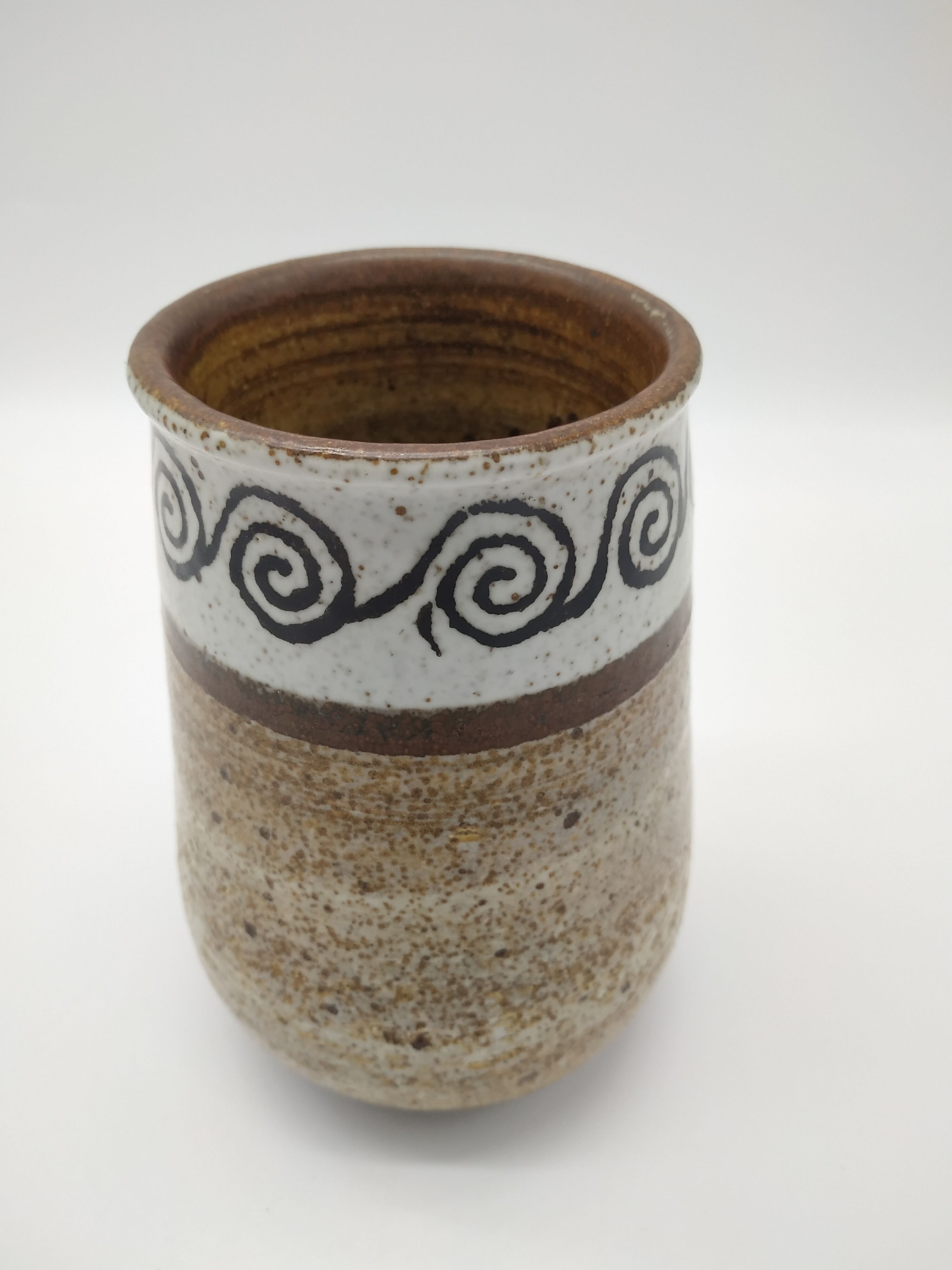 Swedish vase from the Rörstrand Drejar gruppen factory in 1974