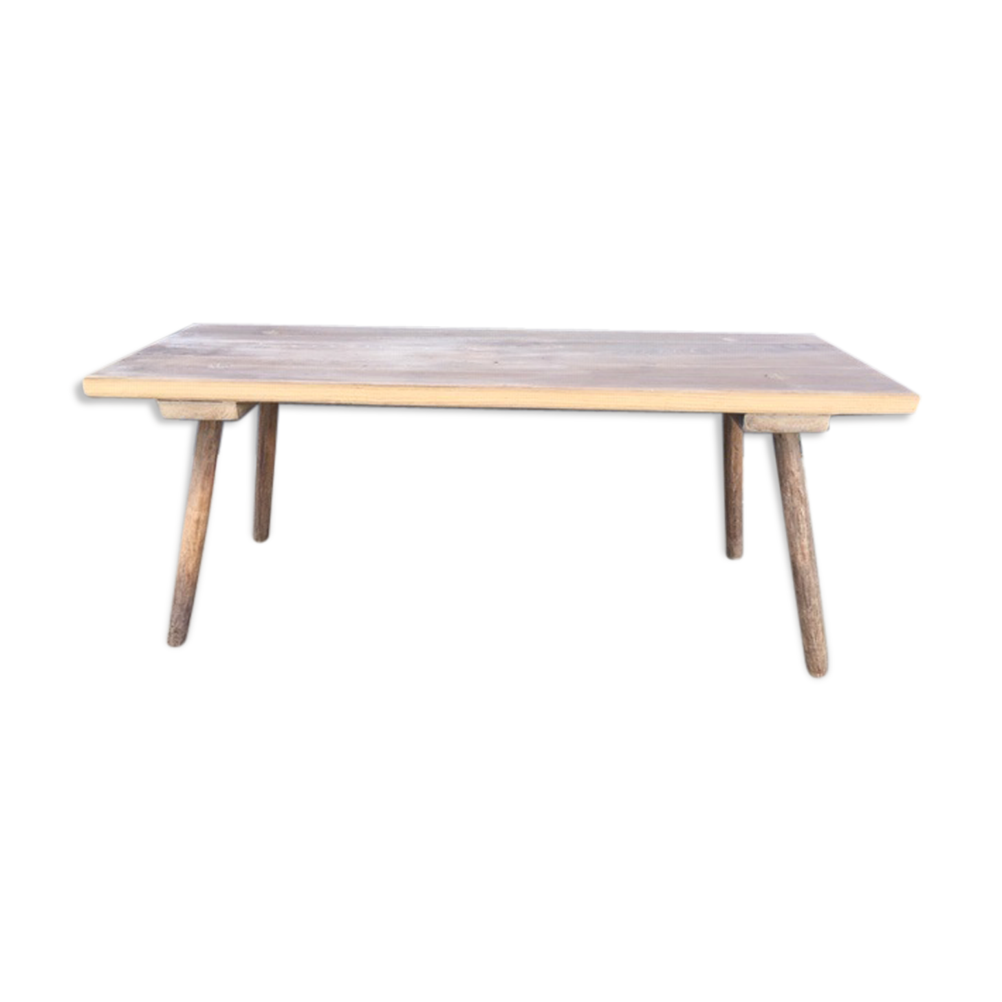 Bleached oak bench
