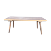 Bleached oak bench