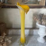 Murano 80's calla arum vase