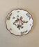Antique plate in earthenware – handmade Strasbourg decoration – festooned edge