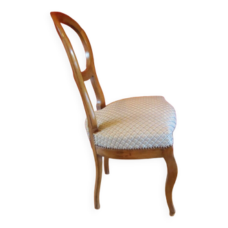 Chaise ancienne en bois, style louis philippe