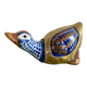 Brass duck and ceramic