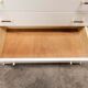 Commode scandinave 1960 3 tiroirs relookées laiton bakélite