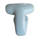 Patère pastel blue porcelain 1950-60