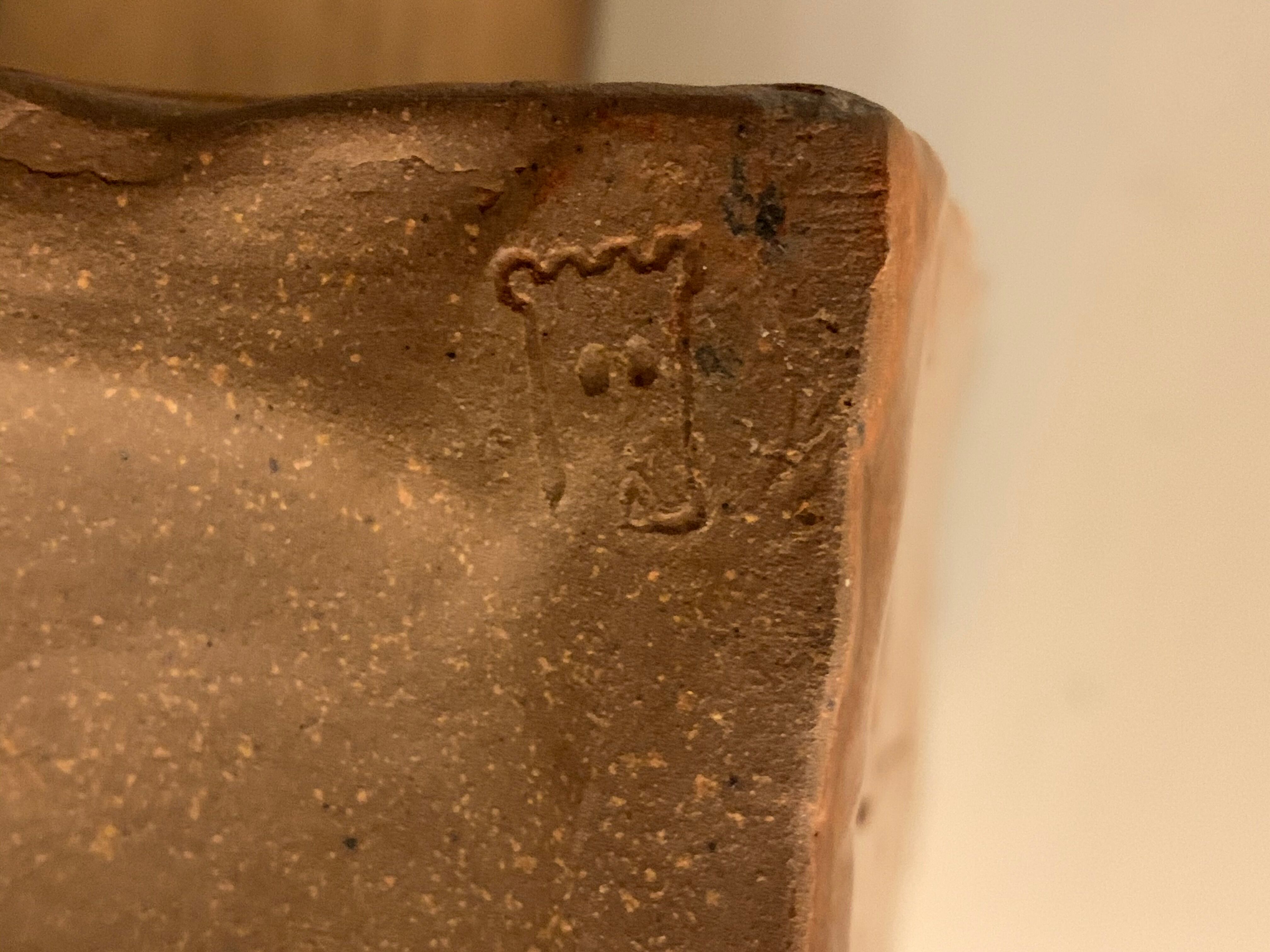 Ceramic vase herbarium G. and E. Solorzano, Castle Pottery