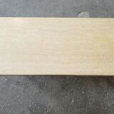 Rectangular travertine coffee table