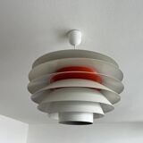 Pair of Svend Middelboe "Verona" pendant lights produced by Nordisk Solar, 1960s