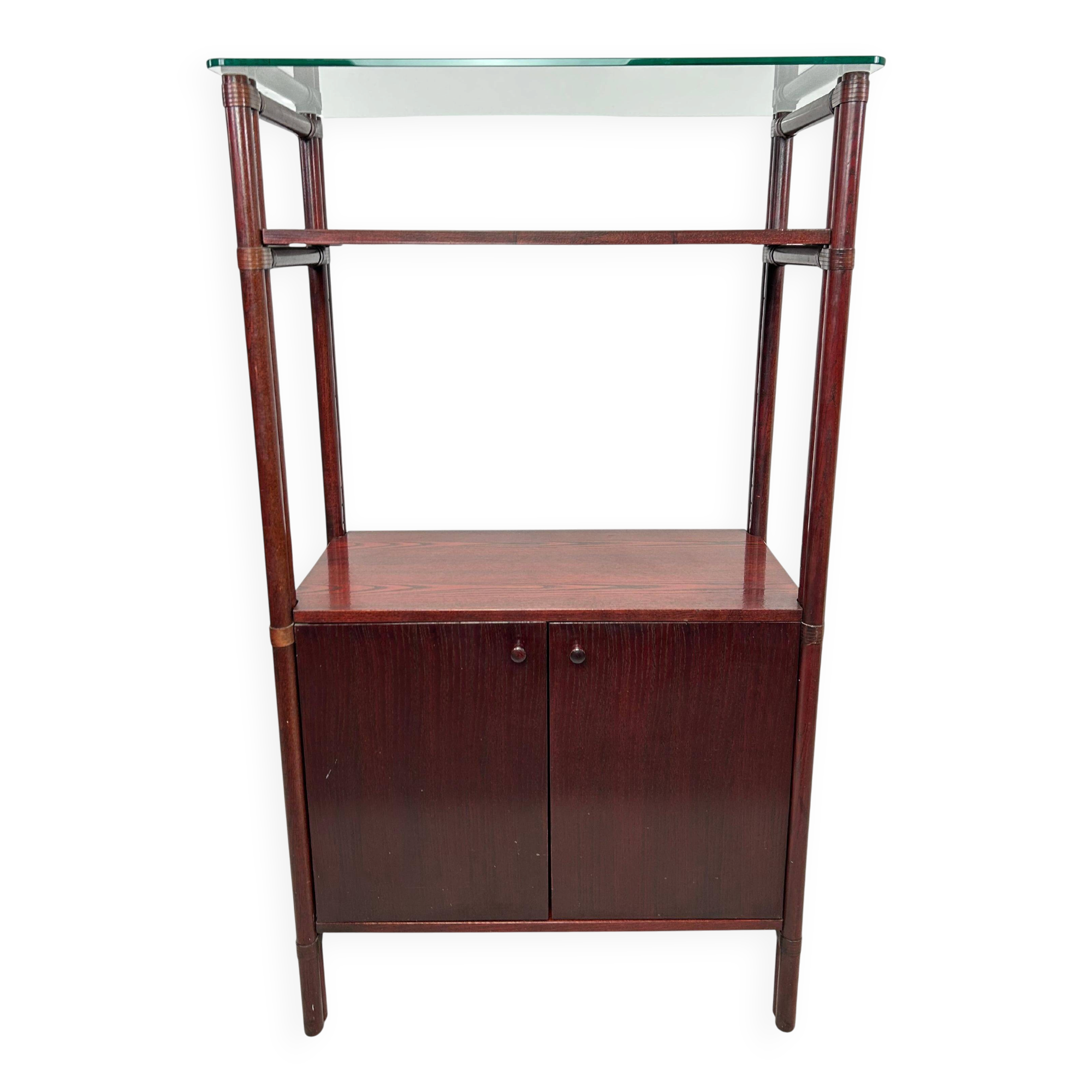 Mid-century modern bamboo wardrobe by Gervasoni