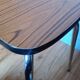 Tabouret formica pieds compas