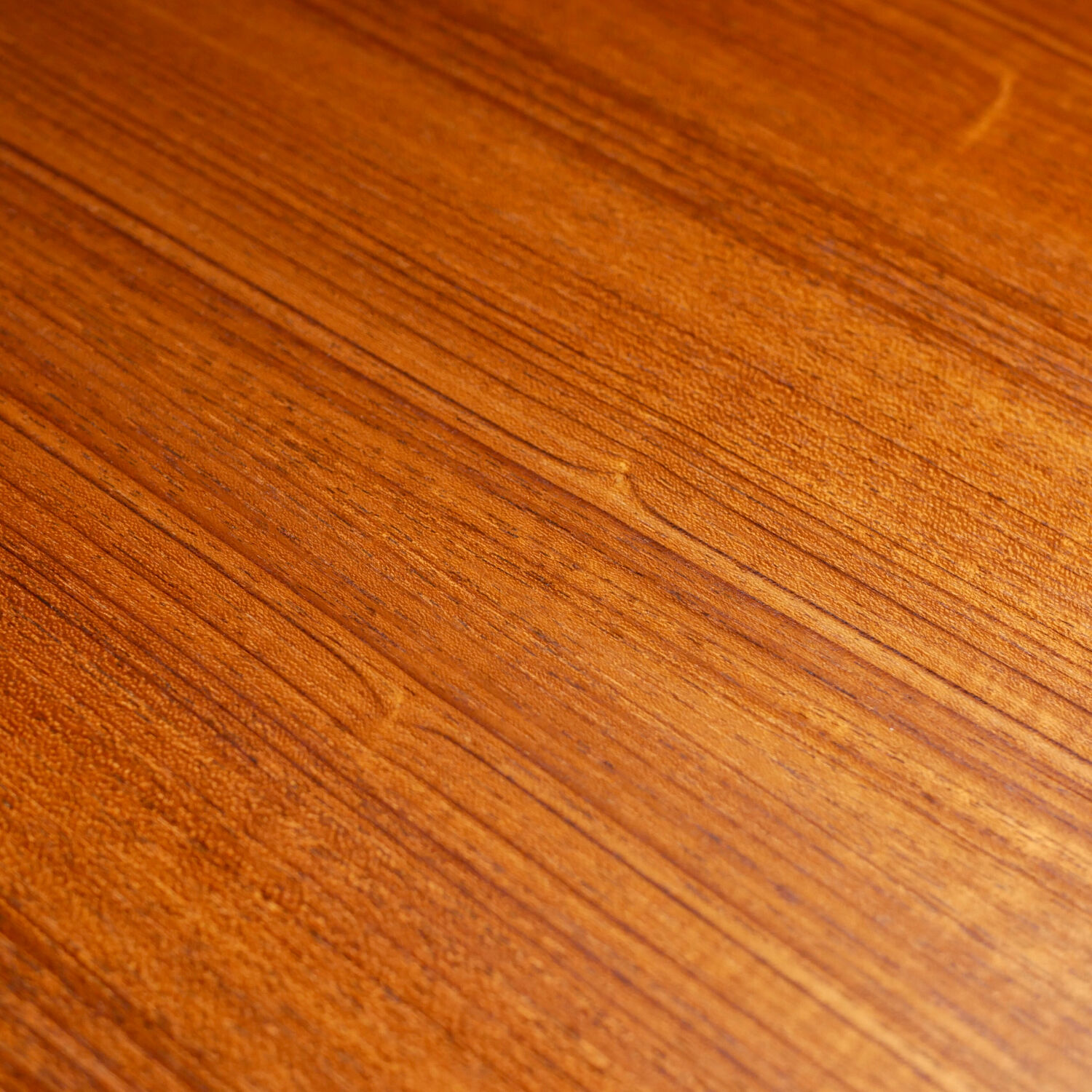 Scandinavian-style extendable teak table