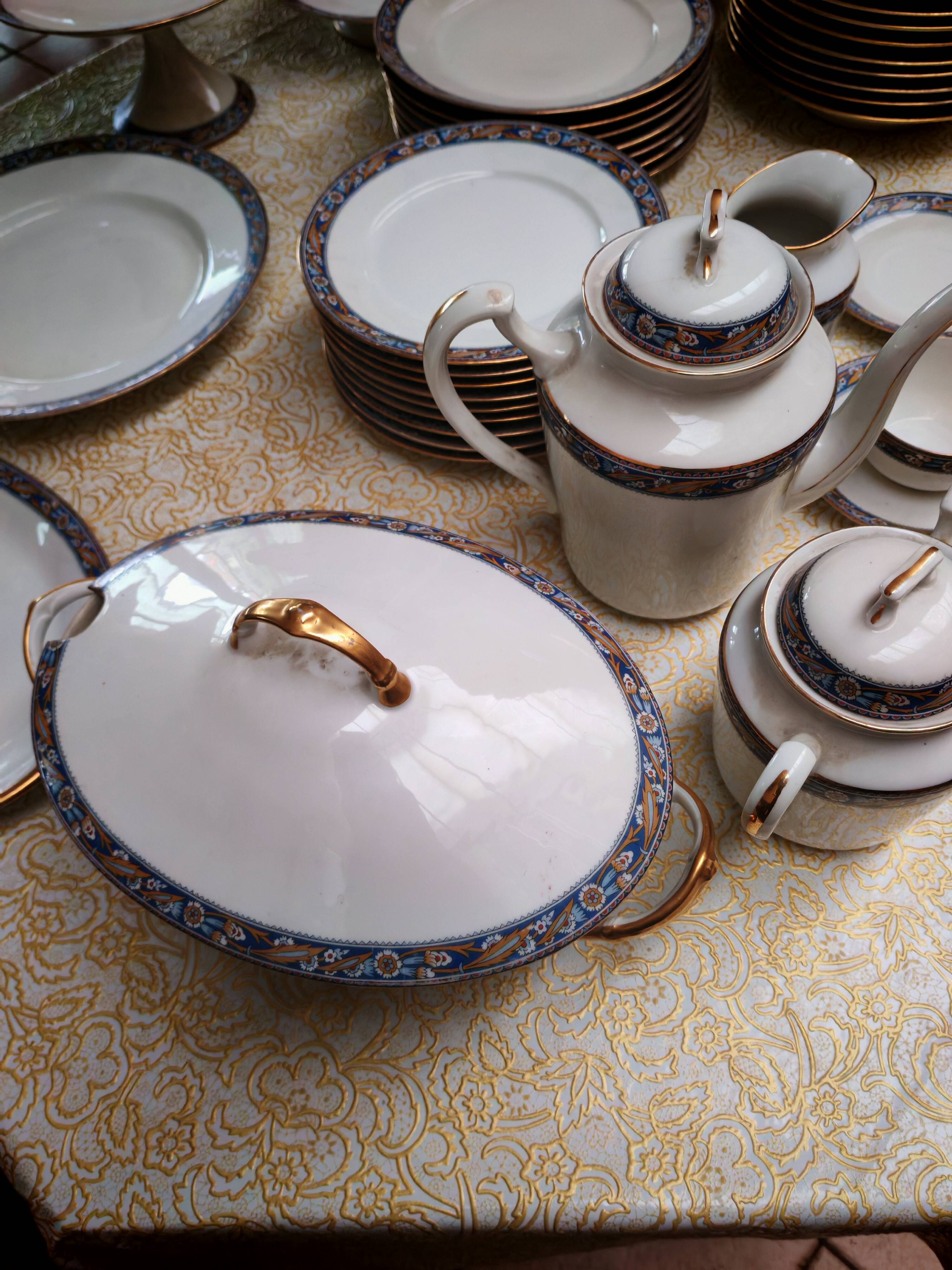 Limoges porcelain service