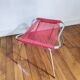 Repose-pied scoubidou rouge