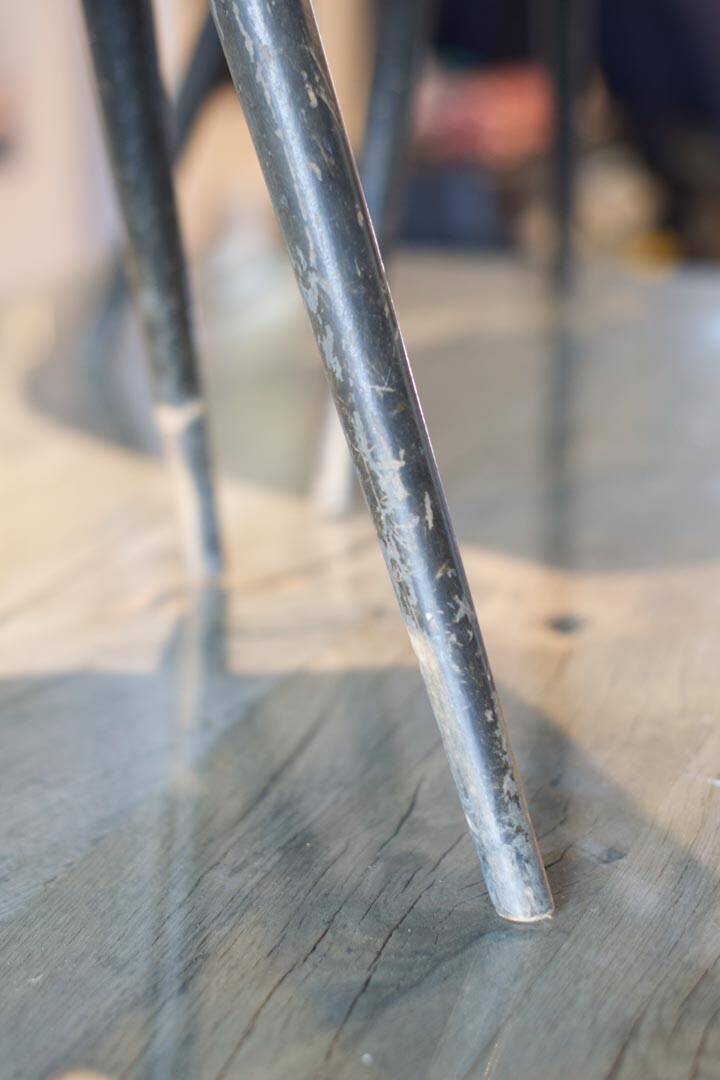 Pair of yellow “Tonneau” chairs Pierre Guariche edition Thonet 1950