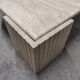 Travertine coffee table Roche Bobois