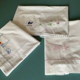 Set of 3 baby bed sheets