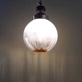 Murano glass hanging lamp by Mazzega, 1970s