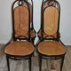 Lot of 4 thonet chairs no. 17 of the 70s