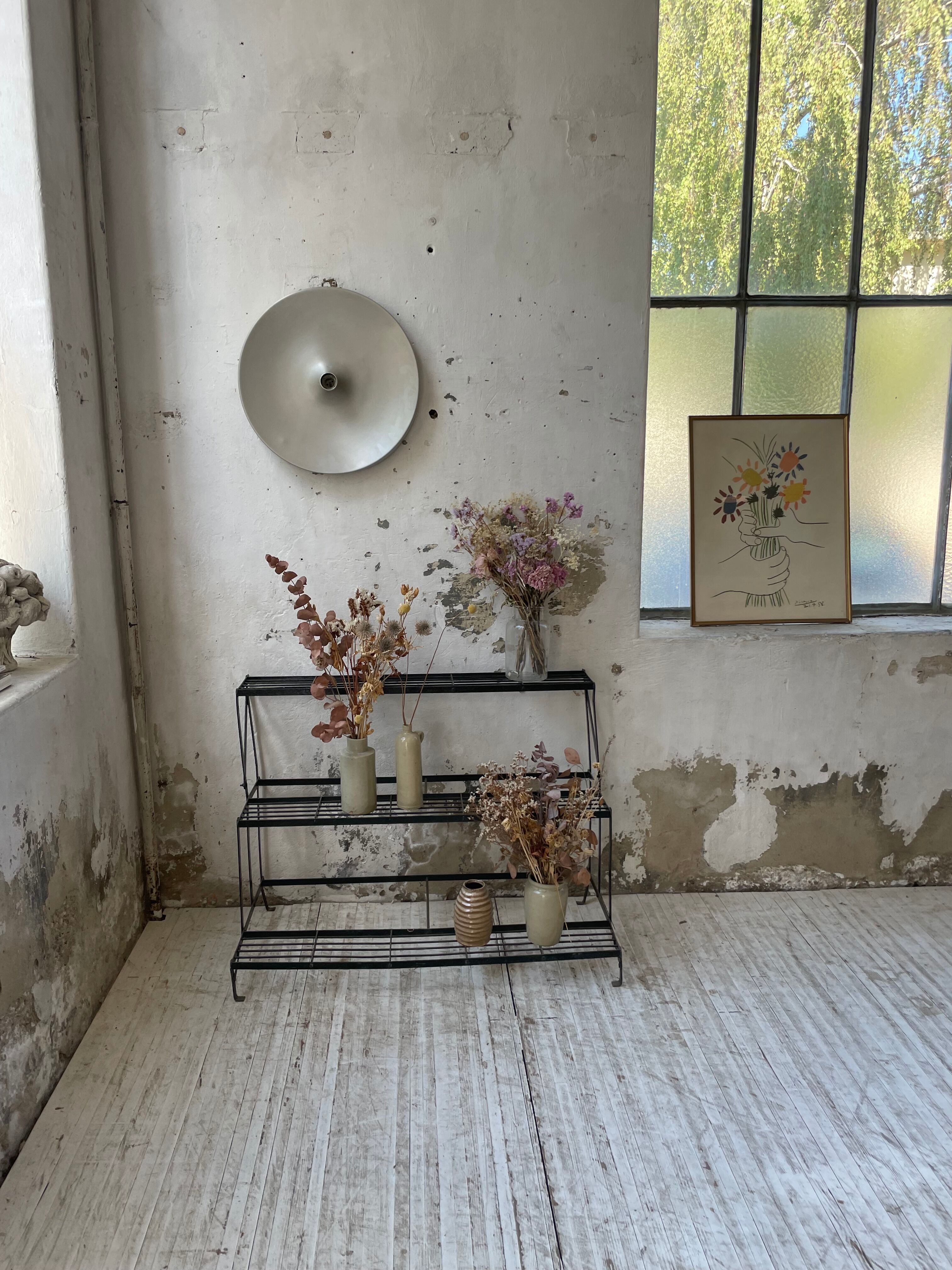 Plant holder florist metal staircase